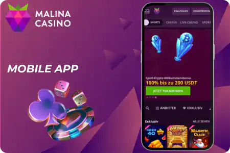 Malina Casino Mobile App