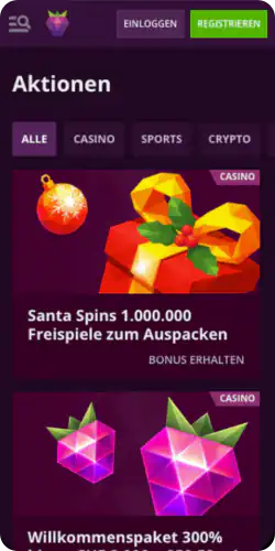Malina casino Bonusangebote