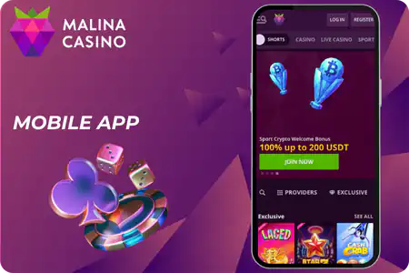 Mobile App Malina Casino