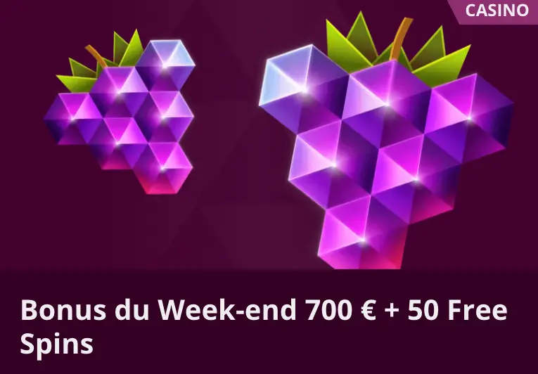 Bonus du week-end Malina Casino