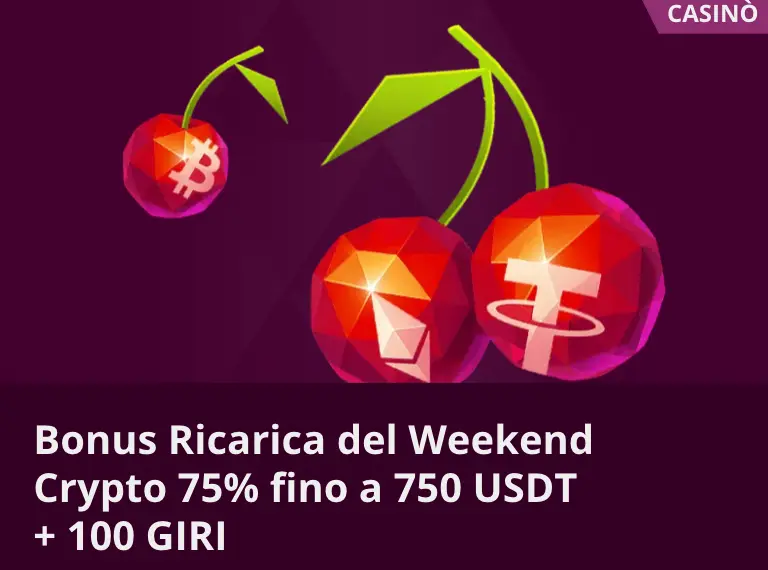 Bonus ricarica di Malina Casino
