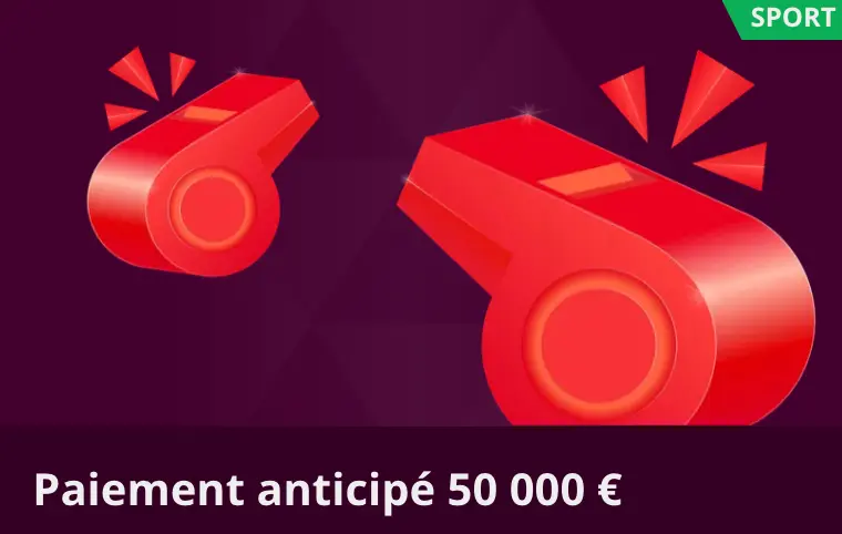 Paiement anticipé des paris Malina Casino